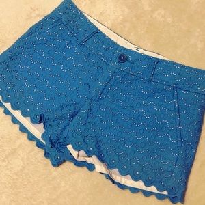 Lilly Pulitzer Walsh Eyelet Short in Flutter Blue